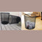 Brainware Round Steel Mesh Trash Can Black