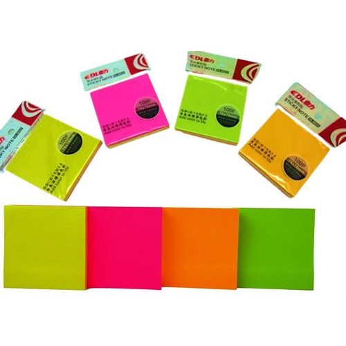 DLOffice Multicolour Sticky Notepad 100 Sheets Per Pad