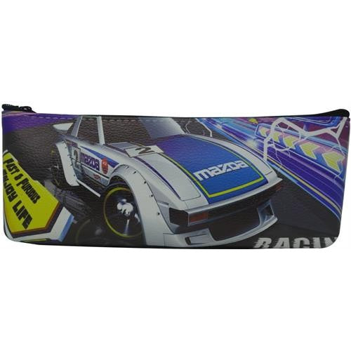 Brainware PU Leather 1 Pocket 20cm Mazda Pencil Bag