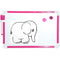 Brainware A4 Magnetic Whiteboard Pink
