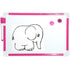 Brainware A4 Magnetic Whiteboard Pink