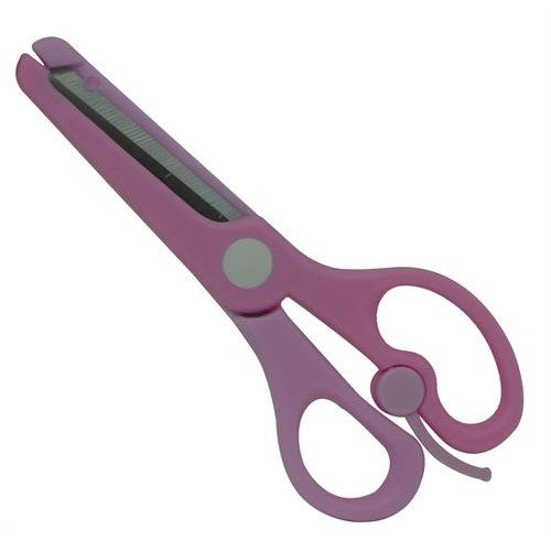 DLOffice Kiddies Multi Use Blunt Nose Plastic Scissors Pink