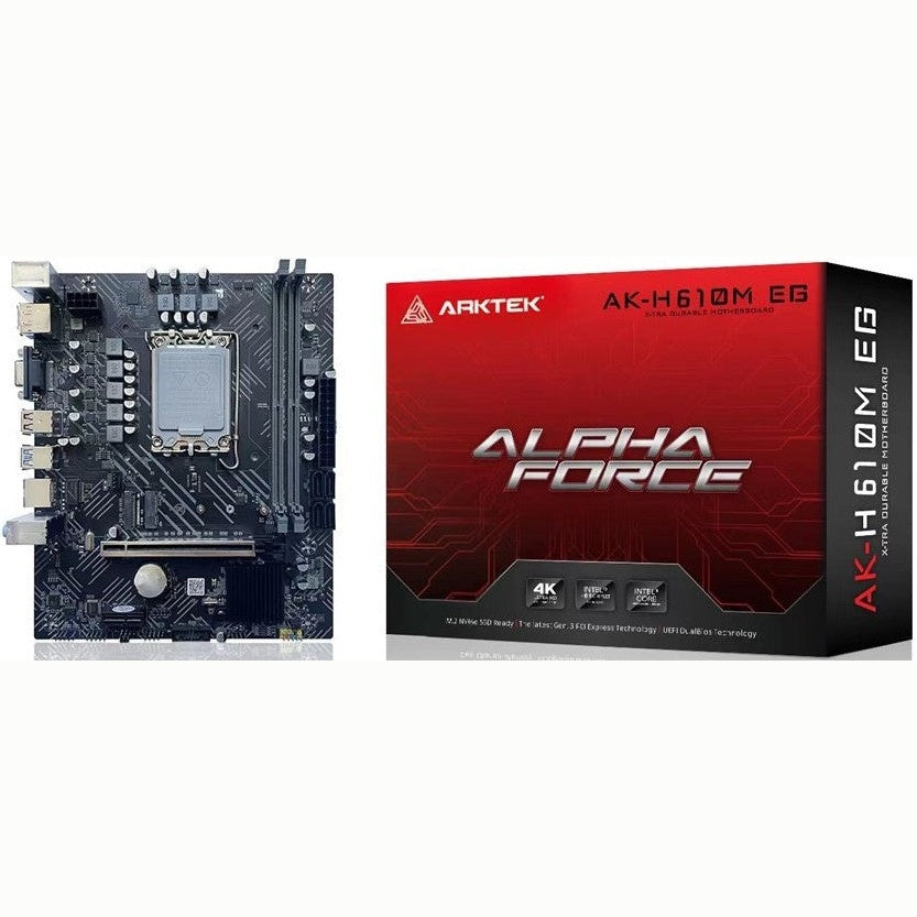 Arktek H610 LGA1700 ATX Motherboard