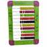 Brainware Bear Green Plastic Abacus 100 Beads Flatboard
