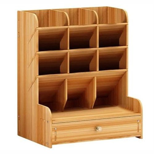 Brainware DIY Medium Wooden Desk Organizer