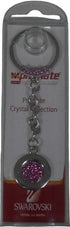 Promate Crystal Keyring Silver And Pink