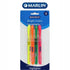 Marlin Bright Liners Pen Type Highlighters assorted colours