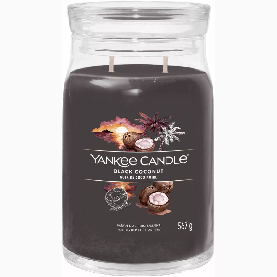 Yankee Black Coconut Signature Large Jar Candle