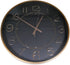 Casey Analog 30cm Round Face Rose Gold Black Wall Watch