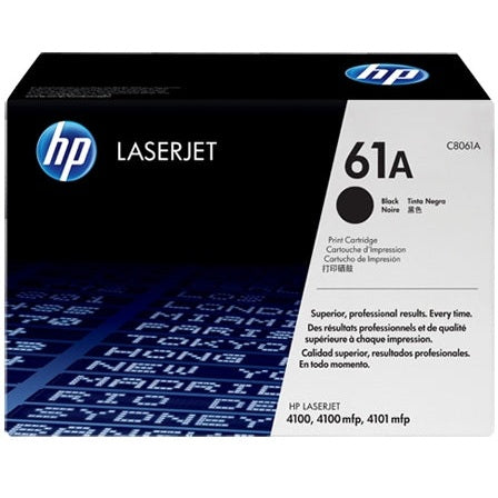 HP 61A C8061A Black LaserJet Toner Cartridge