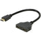 UniQue Male HDMI To Female Dual HDMI Splitter Adapter