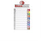 Brainware A4 Board Dividers Tab 1