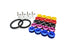 Universal Aluminum JDM Quick Release Fasteners For Bumpers (Spike Silver)