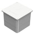 Allbro Slab Box Unit IP66 Includes Base, Lid and Mounting Plate 140.91mmx140.91mmx125mm 040-941 PL-01