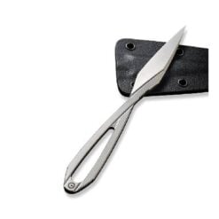 Civivi D-art Neck Knife Silver Bead Blasted - C21001-1