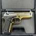 Blow F92 Gold|Shiny Chrome Blank/Pepper Gun (Semi Auto|15+1|9mm PAK)