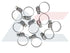 Hose Clamp 13-19Mm 8Mm Wide (10 Pack) (Mh6)