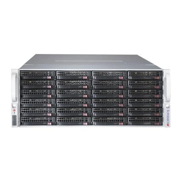 Supermicro SC847B CSE-847BE1C4-R1K62LPB 4U Low Profile Chassis SAS3 single expander, 10K fan 1620W Power Supply | SKU CA-847E162