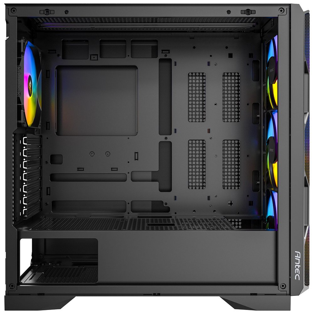 Antec AX1000 ARGB, 4 x 140mm ARGB PWM Fans Included, ARGB PWM Fan Controller, Up to 9 Fans Simultaneously, Type-C 3.2 Gen 2 Port, Full-View Tempered Glass Side Panel, 360mm Radiator Support, Mid-Tower ATX PC Case | SKU CA-AX1000