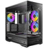Antec C2M ARGB 270 degree Full-view Tempered Glass Compact MicroATX PC Case, 2 ARGB PWM Fans Included, Support 360mm Radiator & 415mm GPU, Black | SKU CA-C2MAB1