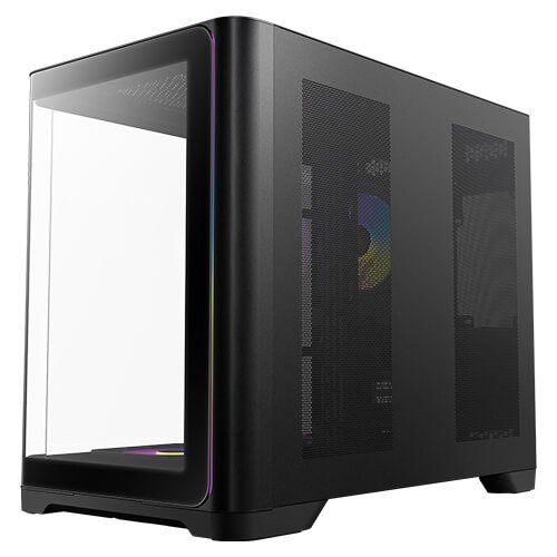 Antec C5 Curve ARGB, 4 x 120mm ARGB PWM Fans Included, Up to 10 Fans Simultaneously, Type-C 3.2 Gen 2 Port, Curved Tempered Glass Front & Side Panels, 360mm Radiator Support, Mid-Tower ATX PC Case | SKU CA-C5CUB1