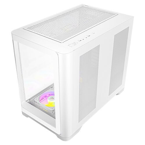 Antec C5 Curve ARGB, 4 x 120mm ARGB PWM Fans Included, Up to 10 Fans Simultaneously, Type-C 3.2 Gen 2 Port, Curved Tempered Glass Front & Side Panels, 360mm Radiator Support, Mid-Tower ATX PC Case | SKU CA-C5CUW2