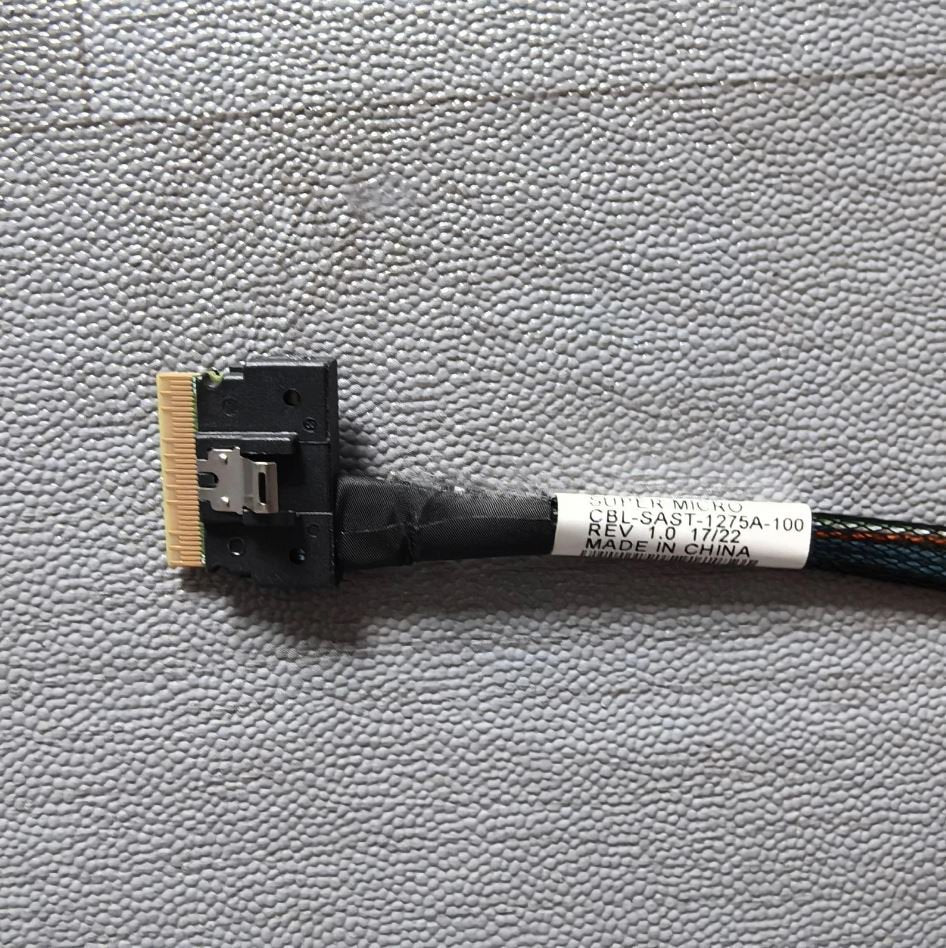 Supermicro CBL-SAST-1275A-100 For Supermicor Mini-SAS 8654-8I to 4x SATA Transfer Cable | SKU CA-CBL127A