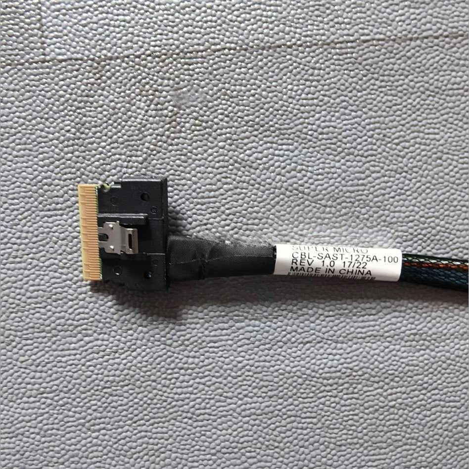 Supermicro CBL-SAST-1275A-100 For Supermicor Mini-SAS 8654-8I to 4x SATA Transfer Cable | SKU CA-CBL127A