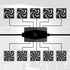 Arctic Case Fan Hub, 10 Port PWM Fan Hub with SATA Power, ACFAN00175A | SKU CA-CFHUB