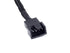 SilverStone CPF01 All Black Sleeved One-to-two PWM Fan Splitter Cable | SKU CA-CPF01