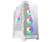COUGAR DuoFace Pro RGB White ATX Mid Tower Gaming Case, 390mm GPU supported, built-in Front 120mm ARGB Fan x3 & Rear 120mm ARGB Fan x1, with Mesh & Tempered Glass Front Panels | SKU CA-DUOFPRW
