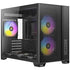 ANTEC FLUX M 3mm Tempered Glass Side Panel Micro-ATX Case, 6 x 120 Fans Included | SKU CA-FLUXM