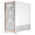 Antec FLUX Pro White, 6 x PWM Fans Included, High-Airflow Front Panel With Walnut Wood, iShift PSU 90 degree Mount, USB3.0 x 2, Type-C, 420mm Radiator Support, Temp. Display, Full-Tower E-ATX PC Case (White) | SKU CA-FLUXPW