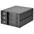 SilverStone SST-FS303B-12G Two 5.25" device bay to three 3.5" SAS-12G / SATA 6Gbit/s trayless hot-swap cage | SKU CA-FS303B