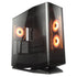 COUGAR FV270 RGB Black Mid Tower E-ATX Case, 420mm GPU Supported, Build-in ARGB PWM Fans, Breathe Streams, Prism of Light, RGB Hub, Filter Guard, Tool-Less Bracket, Compatible with reverse cable/connector motherboard | SKU CA-FV270B