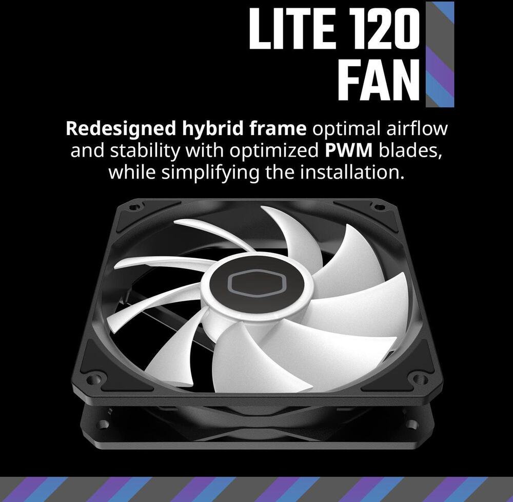 Cooler Master MF120 Lite ARGB Cooling Fan | SKU CA-M12LAK