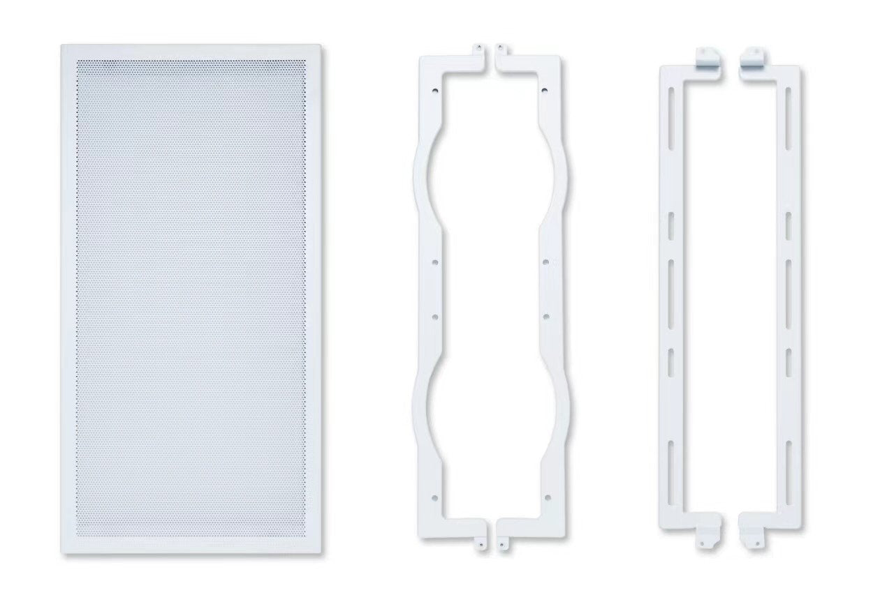 Lian Li O11DERGB-4W Front Mesh Kit for O11D EVO RGB-Aluminum fine mesh panel upgrades airflow-Adjustable front fan mounting brackets supports up to 3x 120mm or 2x 140mm or 2x 160mm (White) | SKU CA-O11R4W
