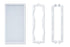 GUNMANSA Lian Li O11DERGB-4W Front Mesh Kit for O11D EVO RGB-Aluminum fine mesh panel upgrades airflow-Adjustable front fan mounting brackets supports up to 3x 120mm or 2x 140mm or 2x 160mm (White)