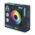 ARCTIC P12 Pro A-RGB ACFAN00309A Powerful Premium Fan, 120 mm PWM Fan with Y-Cable Splitter, 600-3000 RPM, 0 RPM <5% PWM, 5V Digital RGB, Fluid Dynamic Bearing, 4-Pin - Black | SKU CA-P12PROA