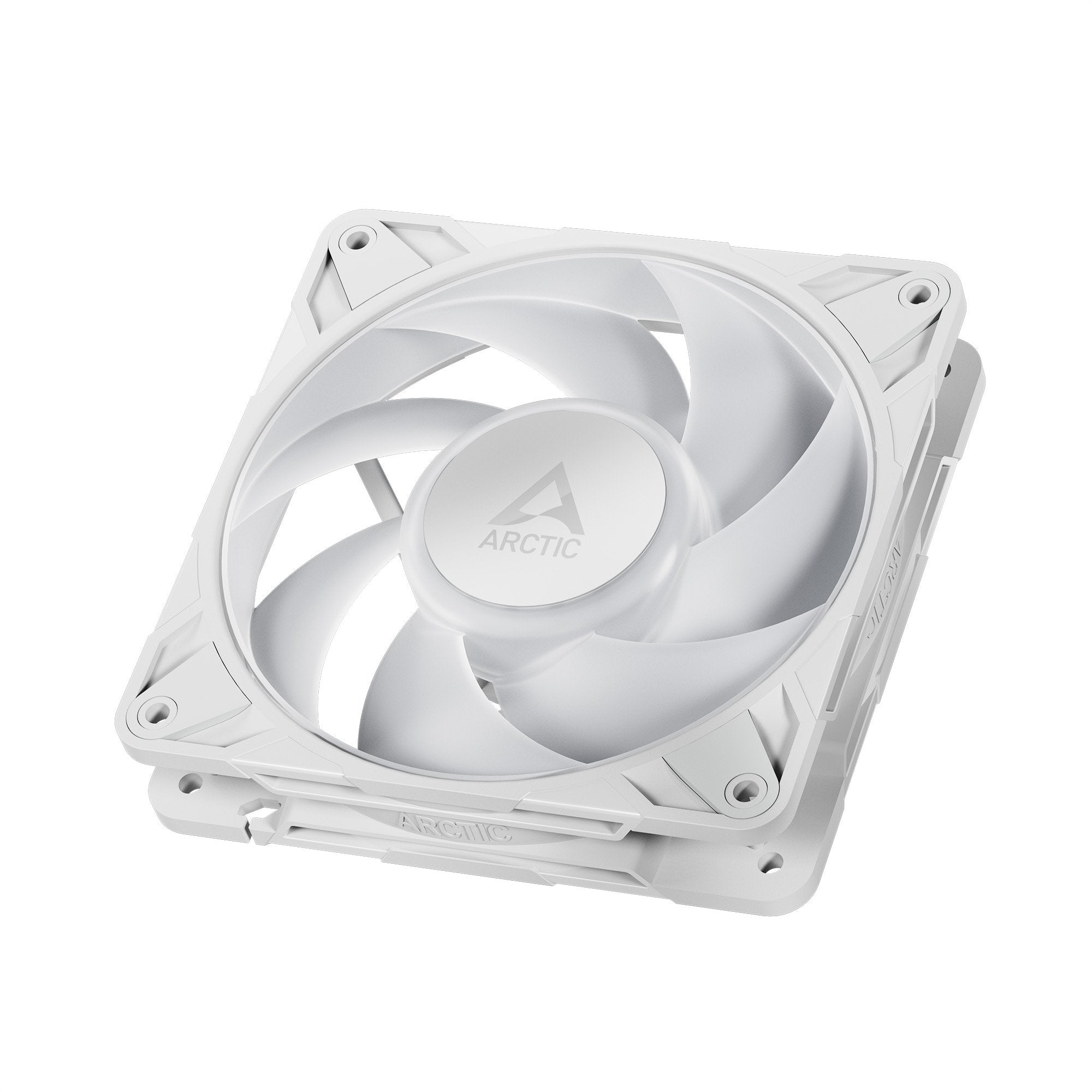 Arctic P12 Pro A-RGB ACFAN00326A 120 mm A-RGB PWM Fan with Cable Splitter, 3 Pack, White | SKU CA-P12PW3P