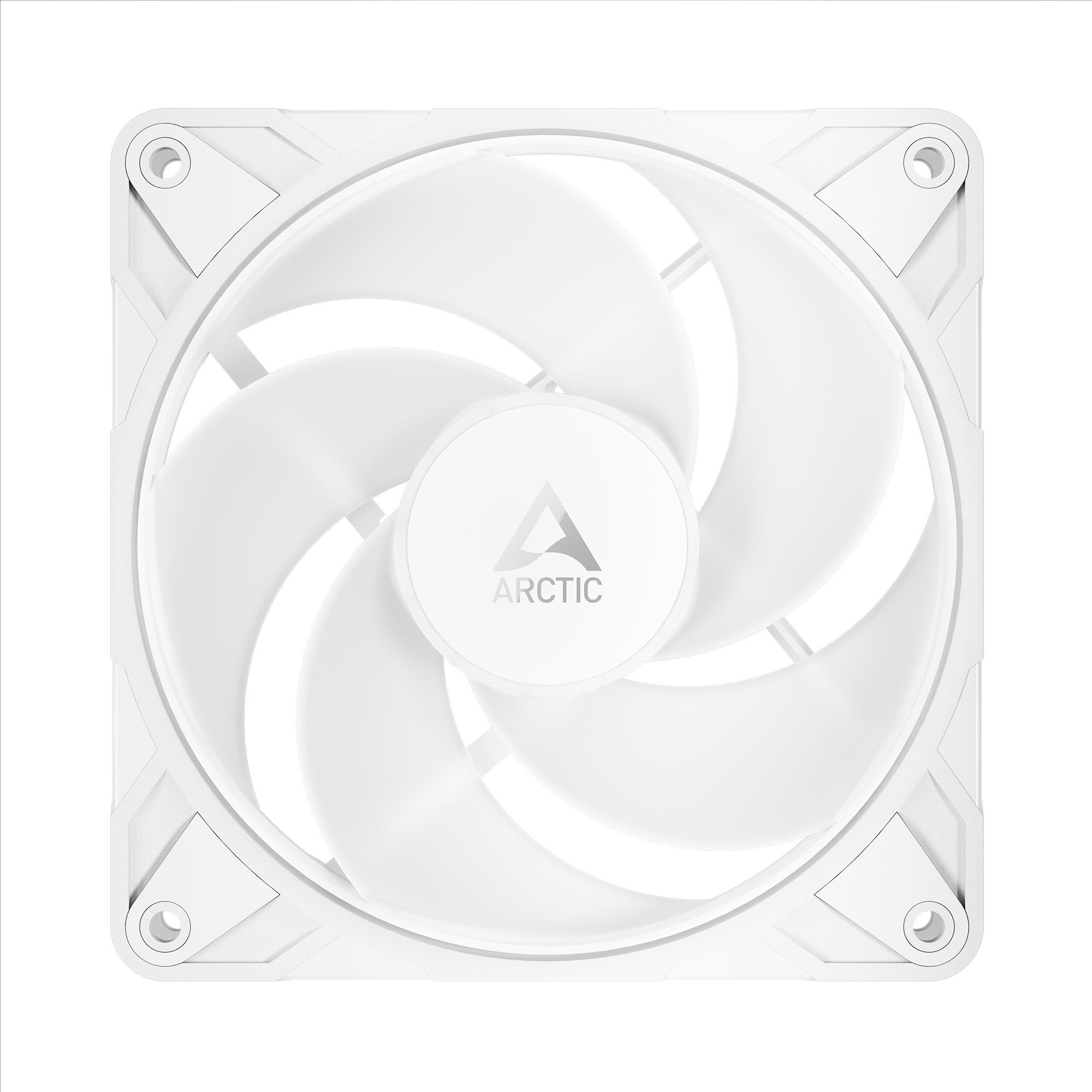 ARCTIC P12 Pro Reverse A-RGB 120 mm A-RGB PWM Fan with Cable Splitter 3 Pack, ACFAN00334A, White | SKU CA-P12RAW3
