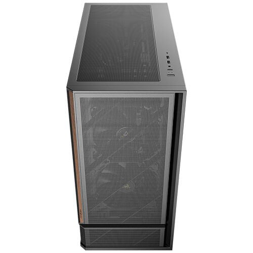 Antec P30 Air, 5 PWM Fans Included, Metal Mesh Front with Premium Wood Accents, Supports 360mm Top Radiator, Type-C 3.2 Gen 2, Optimized Airflow for GPU Cooling, Mid-Tower ATX Case | SKU CA-P30AIR2
