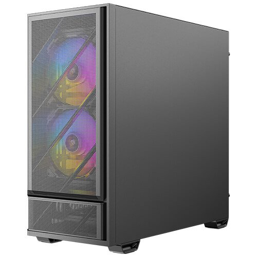 Antec P30 ARGB, 5 PWM Fans Included, Metal Mesh Front with Premium Wood Accents, Supports 360mm Top Radiator, Type-C 3.2 Gen 2, Optimized Airflow for GPU Cooling, Mid-Tower ATX Case | SKU CA-P30AR1