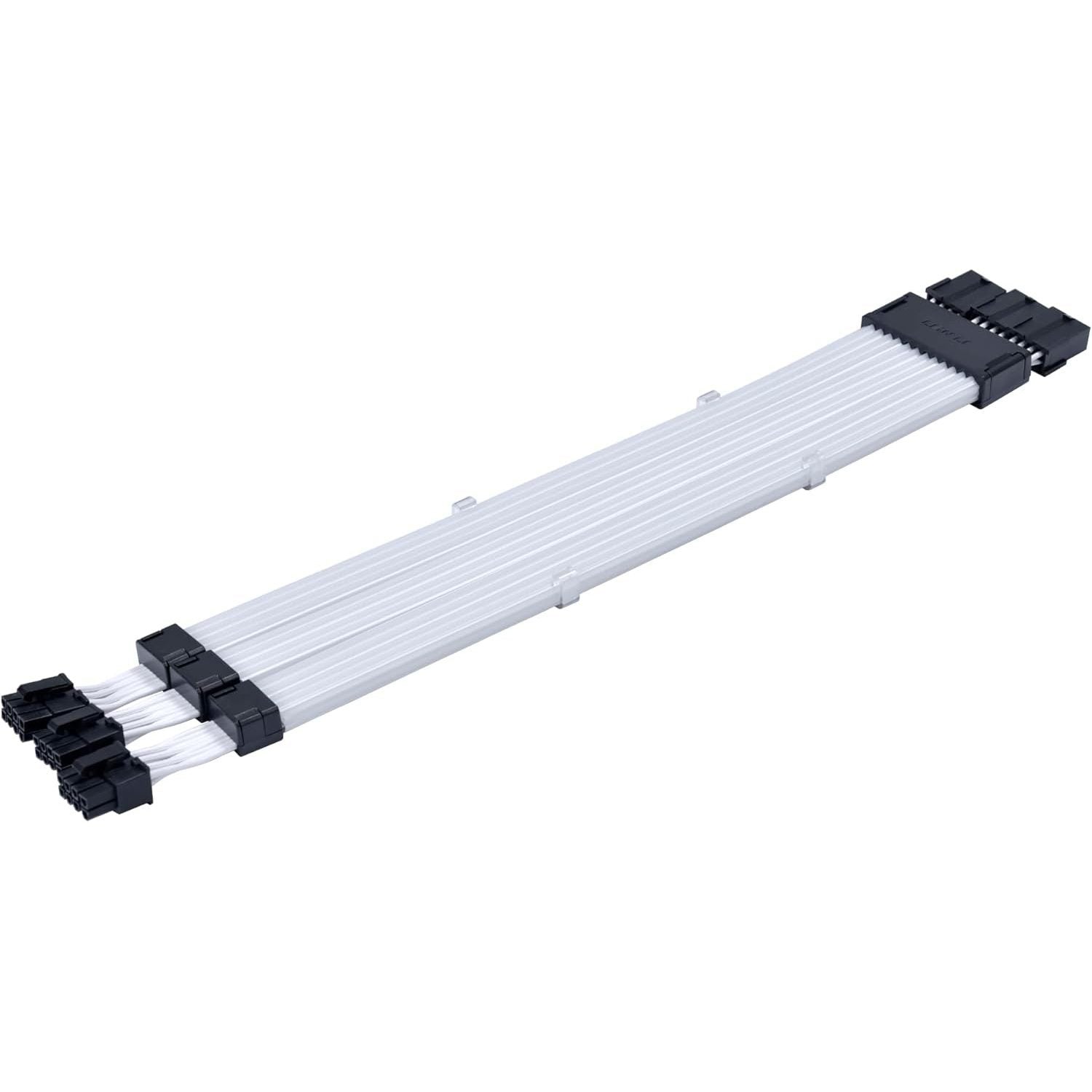 Lian Li Strimer Wireless 3x8-Pin - Addressable RGB Power Cable w/ 2.4Ghz Signal - Light Guides - Wireless Controller NOT Included; Controller is Required (PW12-1W) | SKU CA-PW12-1W