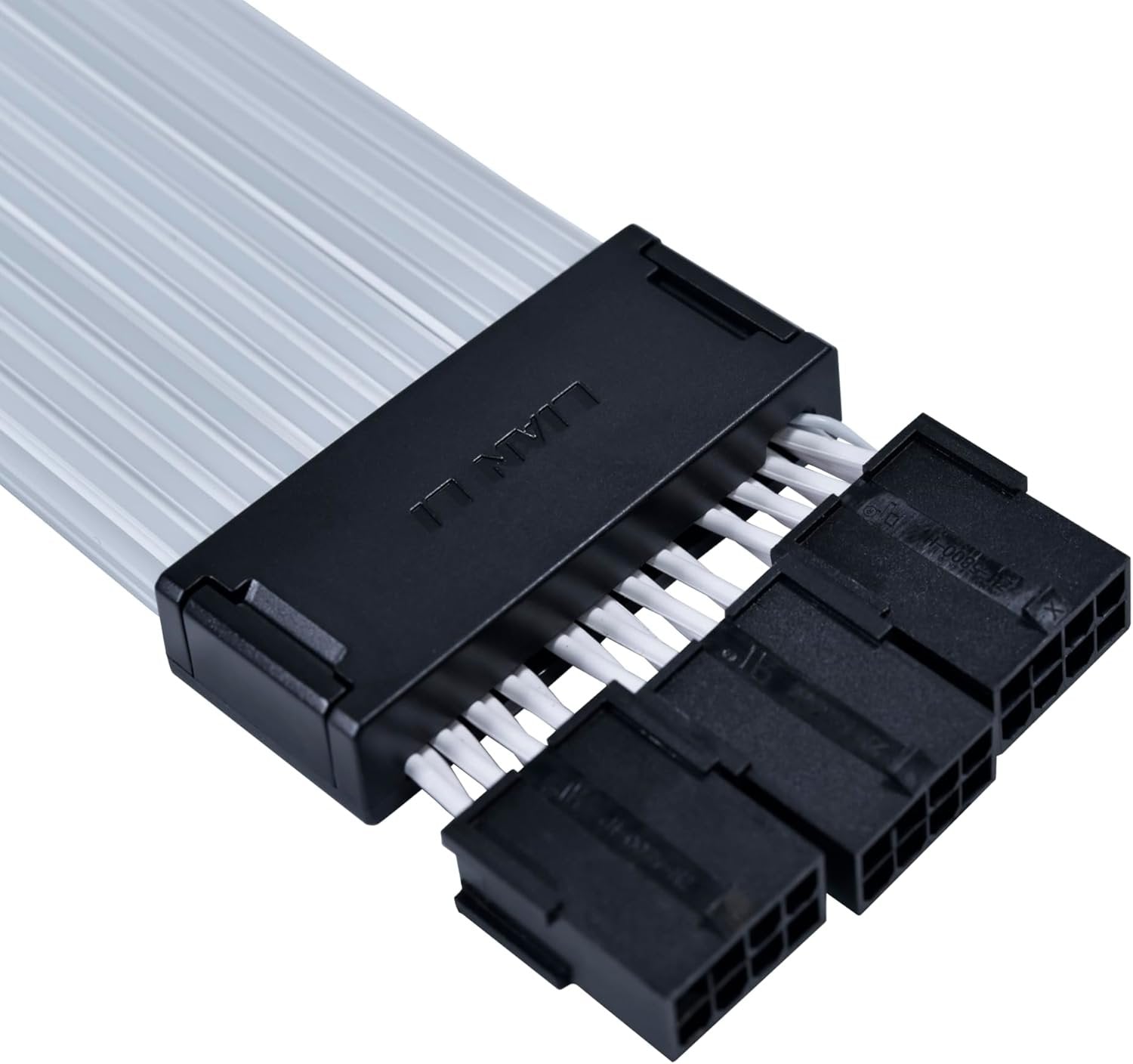 Lian Li Strimer Wireless 3x8-Pin - Addressable RGB Power Cable w/ 2.4Ghz Signal - Light Guides - Wireless Controller NOT Included; Controller is Required (PW12-1W) | SKU CA-PW12-1W