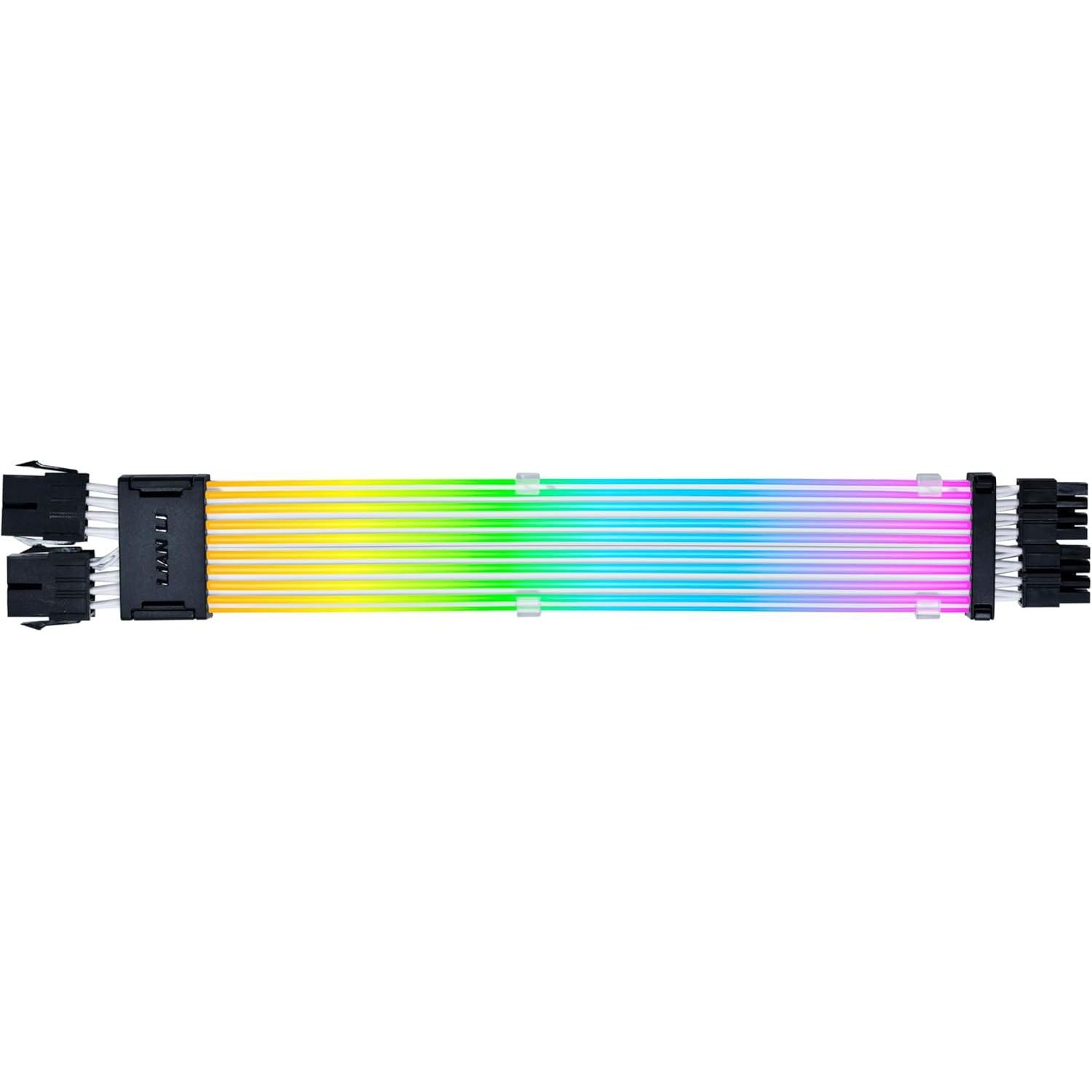 Lian Li Strimer Wireless 8 Pin (PW8-1W-CPU) - Addressable RGB Power Extension Cable Fits CPU EPS - Light Guides - Wireless Controller NOT Included & Required | SKU CA-PW8-1WC