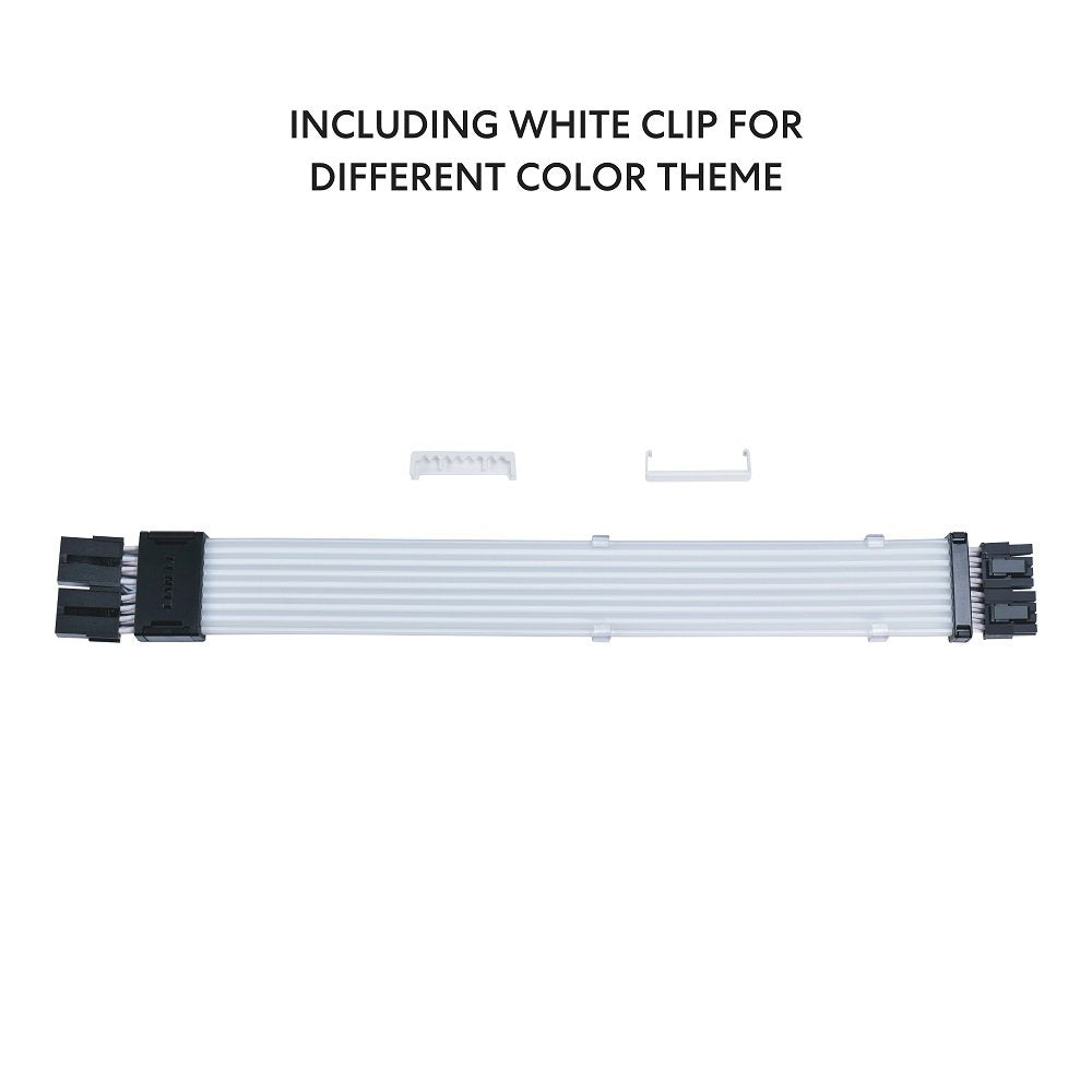 Lian Li Strimer Wireless 8 Pin - Addressable RGB Power Extension Cable with Wireless Control - LED Strip - Wireless Controller NOT Included; a Controller is Required for use (PW8-1W) | SKU CA-PW8-1W