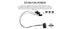 Lian Li UNI Fan SL Wireless & Strimer RF-T-B.01 Wireless Controller with PWM SATA Cable - Black | SKU CA-RF-T-B1
