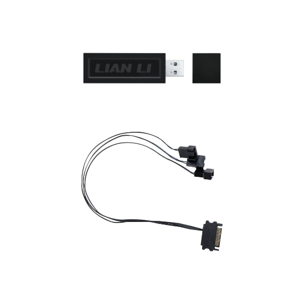 Lian Li UNI Fan L-Wireless Controller for Computer Fans, Works with SL-Infinity Wireless, CL Wireless, SL & TL Wireless, Strimer Wireless, and Hydroshift II - Black | SKU CA-RF-T-B2