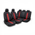 Premium Custom-Fit German-Inspired Seat covers for VW Golf 7 (Black & Red)